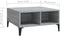 vidaXL - Salontafel - 60x60x30 - cm - bewerkt - hout - grijs - sonoma - eikenkleurig