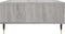 vidaXL - Salontafel - 60x60x30 - cm - bewerkt - hout - grijs - sonoma - eikenkleurig