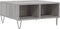 vidaXL - Salontafel - 60x60x30 - cm - bewerkt - hout - grijs - sonoma - eikenkleurig