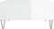 vidaXL - Salontafel - 60x60x30 - cm - bewerkt - hout - hoogglans - wit