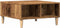 vidaXL - Salontafel - 60x60x30 - cm - bewerkt - hout - oud - houtkleurig