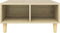 vidaXL - Salontafel - 60x60x30 - cm - bewerkt - hout - sonoma - eikenkleurig