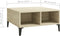 vidaXL - Salontafel - 60x60x30 - cm - bewerkt - hout - sonoma - eikenkleurig