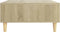 vidaXL - Salontafel - 60x60x30 - cm - bewerkt - hout - sonoma - eikenkleurig