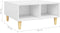 vidaXL - Salontafel - 60x60x30 - cm - bewerkt - hout - wit