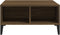 vidaXL - Salontafel - 60x60x30 - cm - spaanplaat - bruin - eikenkleur