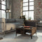 vidaXL - Salontafel - 60x60x30 - cm - spaanplaat - bruin - eikenkleur