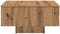 vidaXL - Salontafel - 60x60x31,5 - cm - bewerkt - hout - artisanaal - eikenkleur