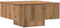 vidaXL - Salontafel - 60x60x31,5 - cm - bewerkt - hout - artisanaal - eikenkleur