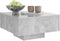 vidaXL - Salontafel - 60x60x31,5 - cm - bewerkt - hout - betongrijs