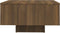 vidaXL - Salontafel - 60x60x31,5 - cm - bewerkt - hout - bruin - eikenkleur