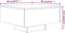 vidaXL - Salontafel - 60x60x31,5 - cm - bewerkt - hout - bruin - eikenkleur