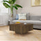 vidaXL - Salontafel - 60x60x31,5 - cm - bewerkt - hout - bruin - eikenkleur