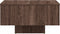 vidaXL - Salontafel - 60x60x31,5 - cm - bewerkt - hout - bruin - eikenkleur