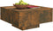vidaXL - Salontafel - 60x60x31,5 - cm - bewerkt - hout - gerookt - eikenkleurig