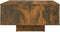 vidaXL - Salontafel - 60x60x31,5 - cm - bewerkt - hout - gerookt - eikenkleurig