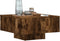 vidaXL - Salontafel - 60x60x31,5 - cm - bewerkt - hout - gerookt - eikenkleurig