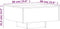 vidaXL - Salontafel - 60x60x31,5 - cm - bewerkt - hout - gerookt - eikenkleurig