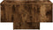 vidaXL - Salontafel - 60x60x31,5 - cm - bewerkt - hout - gerookt - eikenkleurig
