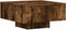 vidaXL - Salontafel - 60x60x31,5 - cm - bewerkt - hout - gerookt - eikenkleurig