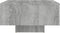 vidaXL - Salontafel - 60x60x31,5 - cm - bewerkt - hout - grijs - sonoma - eikenkleurig