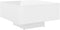vidaXL - Salontafel - 60x60x31,5 - cm - bewerkt - hout - hoogglans - wit