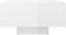 vidaXL - Salontafel - 60x60x31,5 - cm - bewerkt - hout - hoogglans - wit