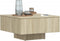 vidaXL - Salontafel - 60x60x31,5 - cm - bewerkt - hout - sonoma - eikenkleurig