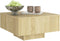 vidaXL - Salontafel - 60x60x31,5 - cm - bewerkt - hout - sonoma - eikenkleurig