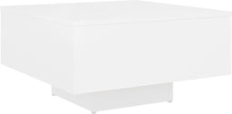 vidaXL - Salontafel - 60x60x31,5 - cm - spaanplaat - wit