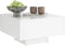 vidaXL - Salontafel - 60x60x31,5 - cm - spaanplaat - wit