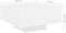 vidaXL - Salontafel - 60x60x31,5 - cm - spaanplaat - wit