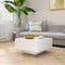 vidaXL - Salontafel - 60x60x31,5 - cm - spaanplaat - wit