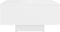 vidaXL - Salontafel - 60x60x31,5 - cm - spaanplaat - wit