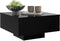 vidaXL - Salontafel - 60x60x31,5 - cm - spaanplaat - zwart