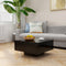 vidaXL - Salontafel - 60x60x31,5 - cm - spaanplaat - zwart
