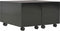 vidaXL - Salontafel - 60x60x35 - cm - bewerkt - hout - hoogglans - zwart