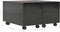 vidaXL - Salontafel - 60x60x35 - cm - bewerkt - hout - hoogglans - zwart