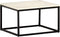vidaXL - Salontafel - 60x60x35 - cm - echt - steen - met - marmeren - textuur - wit
