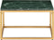 vidaXL - Salontafel - 60x60x35 - cm - echt - steen - met - marmeren - textuur - groen
