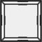 vidaXL - Salontafel - 60x60x35 - cm - gehard - glas - transparant