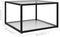 vidaXL - Salontafel - 60x60x35 - cm - gehard - glas - transparant