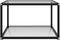 vidaXL - Salontafel - 60x60x35 - cm - gehard - glas - transparant