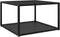 vidaXL - Salontafel - 60x60x35 - cm - gehard - glas - zwart
