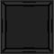 vidaXL - Salontafel - 60x60x35 - cm - gehard - glas - zwart