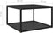 vidaXL - Salontafel - 60x60x35 - cm - gehard - glas - zwart
