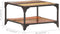 vidaXL - Salontafel - 60x60x35 - cm - massief - gerecycled - hout