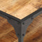 vidaXL - Salontafel - 60x60x35 - cm - massief - mangohout