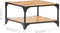 vidaXL - Salontafel - 60x60x35 - cm - massief - mangohout