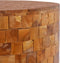 vidaXL - Salontafel - 60x60x35 - cm - massief - teakhout